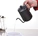 Kingnice 600 Milliliter 2.5 Cup Stainless Steel Pouring Over Gooseneck Kettle for Coffee or Tea
