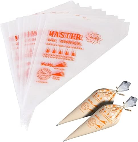 100pcs Fondant Cake Decorating Piping Bags & Nozzles Set – For Cupcakes, Pastry, Icing, And More