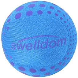 Swelldom Non-sticky Washable Hand Therapy Gel Ball with Comfortable Speckle (easier for grasping) for Relieving Hand Pain and Stress (Blue)