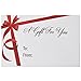 Gift Boutique 100 Mini Christmas Card Envelopes Holiday Card Holder Enclosure Red Bow Design Size 2 11/16