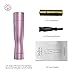 Facial Hair Remover for Women, Anjou Painless Facial Hair Trimmer for Peach Fuzz, Chin Hair, Upper Lip Moustaches, IPX 6 Waterproof with Built-In LED light