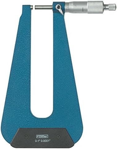 Fowler 52-517-612-1, Deep Throat Micrometer with 0-1" Measuring Range