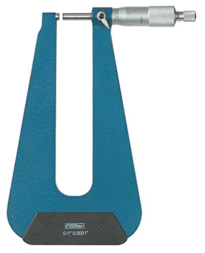 Fowler 52-517-612-1, Deep Throat Micrometer with 0-1" Measuring Range