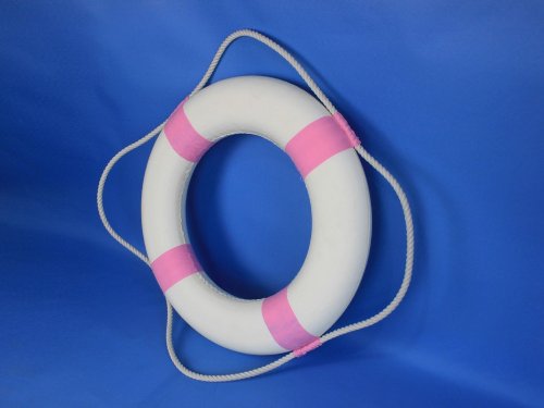 Decorative-White-Lifering-with-Pink-Bands-20-Decorative-Lifering-Lifering Decorative-White-Lifering-with-Pink-Bands-20-Decorative-Lifering-Lifering