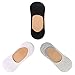 AZB Mens Low Cut No Show Casual Socks Liners Non Slip Size Medium-3 Pairs WZ001