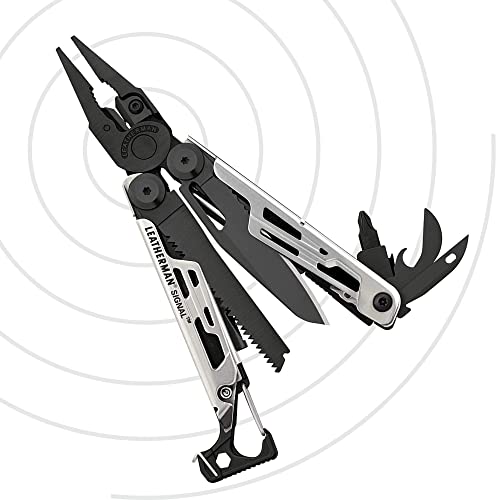 LEATHERMAN, Signal Camping Multitool with Fire Starter, Hammer and