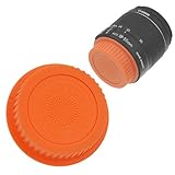 Fotodiox Designer Rear Cap for Canon EOS (Orange)