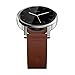 Motorola Moto 360 (2nd Gen.) - Mens 42mm, Silver with Cognac Leather
