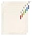 Colony Co. Reusable Bulk Food Bags, Set of 6 - Assorted Sizes, Certified Organic Cotton Muslin, Tare Weight Label, Washable, Double-Drawstring Design, Recyclable Packaging, Zero Waste