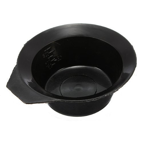 1 Set 4 in 1 Black Professional Hair Dye Tools Mixing Bowl Hair Brush Comb Salon Hair Coloring Dyeing Kit Muddler Applicator Tint DIY Tools Accessories for Hairdressing - Thumbnail 2