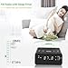 Digital Alarm Clock, USB Alarm Clock Radio with USB Charging Port, FM Radio, Sleep Timer, 0.6
