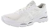 ASICS Women's Gel-Kayano 23 Running Shoe, White/Snow/Silver, 9.5 M US