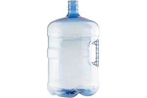 New Wave Enviro BPA Free PET Bottle, 5-Gallon Capacity, Crown Top Cap (not included), Designed for Durability with Integrated Handle, Blue Color