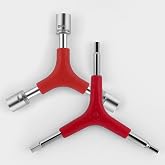 YOUMI Y-Shaped 3 Way Wrench Portable Lightweight Steel Chrome Plating, Y-Type Inner Hexagon Spanner Y-Type Socket Wrench for Bicycle Cycling Repair Hardware Multitool Kit