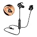 Bluetooth Headphones, Luxsure Lightweight AX8 V4.1 Wireless Sport Stereo In-Ear Noise Cancelling Sweatproof Headset with APT-X/Mic for iPhone 7 Galaxy S7 and Android Phones (Black)