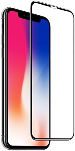 Nanaday [Full Coverage Tempered Glass] HD Clear Screen Protector for iPhone X (Case Friendly) Highest Quality Easy Install [2 Pack ] with Lifetime Replacement Warranty - Retail Packaging