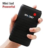 Spacekey Car Jump Starter with Customized QC3.0, 500A Peak 10800mAh Portable Mini Car Jump Starter, Multi-use for Battery Charger, Electronic and Mobile Devices with Type-C Output