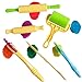 JPSOR PlayDough Tools for Kids, 26pcs Play Dough Tools Kit Includes Extruder Tools, Animal and Plant Shape Cutters and Molds