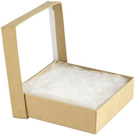 Set of 12 Kraft Gift Boxes - 3.75" x 3.75" x 1" - For Your Handmade Creative Presents
