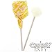 Yellow Dum Dums Color Party - Cream Soda Flavored - 75 Count Bag - 12.8 ounces - Includes Free How To Build a Candy Buffet Guide
