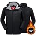 CAMEL CROWN Men’s Ski Jacket 3 in 1 Waterproof Winter Jacket Snow Jacket Windproof Hooded with Inner Warm Fleece Coat