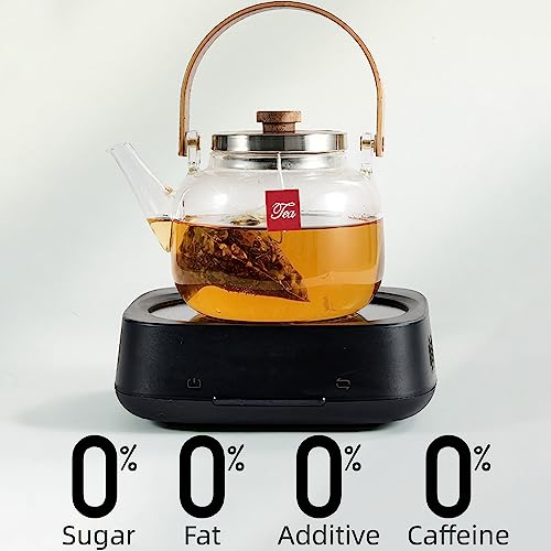 Mullein Tea Bags for Lung Cleanse and Respiratory Support - 50 Tea Bags - 100% Natural Mullein Leaf Herbal Tea Granules - Caffeine Free and Non-GMO