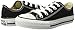 Converse Boys' Youths Chuck Taylor Allstar Ox Black - 2.5 M US Little Kid