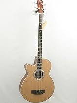 Left Hand Oscar Schmidt Acoustic Electric Bass Guitar, Lefty, Venetian Cutaway, Gig Bag
