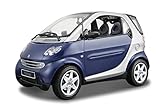 Maisto Die Cast 1:18 Scale Metallic Blue Smart Fortwo Coup