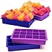 Perfect Size Silicone Ice Cube Tray, Set of 2, 