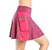 EAST HONG Women's Active Athletic Skort Lightweight Skirt with Pockets