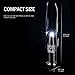 Eutuxia Tweezers with LED Light. Eyebrow and Eyelash Hair Removal Tool. Pluck & Trim Unwanted Hairs. Illuminate Dark Areas with Bright Lighting for Better Accuracy & Precision. Stainless Steel.