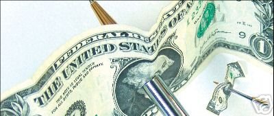 Magic Writer - Ultimate Pen Thru Bill Illusion by Magic Makers