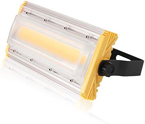 LED Floodlights,Outdoor Work Light 50W 4000LM IP66 Waterproof Outdoor Floodlight for Garage, Garden, Lawn and Yard,3000K Warm White