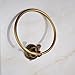 Rozin® Antique Brass Bath Towel Ring Rack Wall Mounted