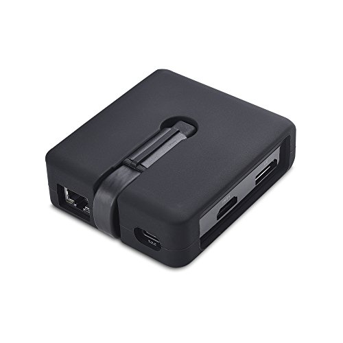Cable Matters USB-C Multiport Travel Dock with HDMI / DP / VGA, USB 2.0, Fast Ethernet, 60W Power Delivery (Thunderbolt 3 Port Compatible) for 2016/2017 MacBook Pro, Dell XPS, Surface Book 2 and more