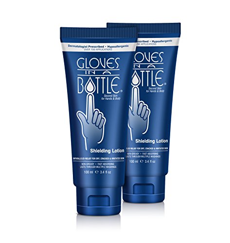 Gloves in a Bottle New Shielding Lotion Tube Second Skin for Hands and Body, 3.4 oz., Pack of 2