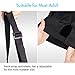 Syntus Apron Chef Hat Set, Adjustable bib Apron Baker Chef Hat Women Men, Black