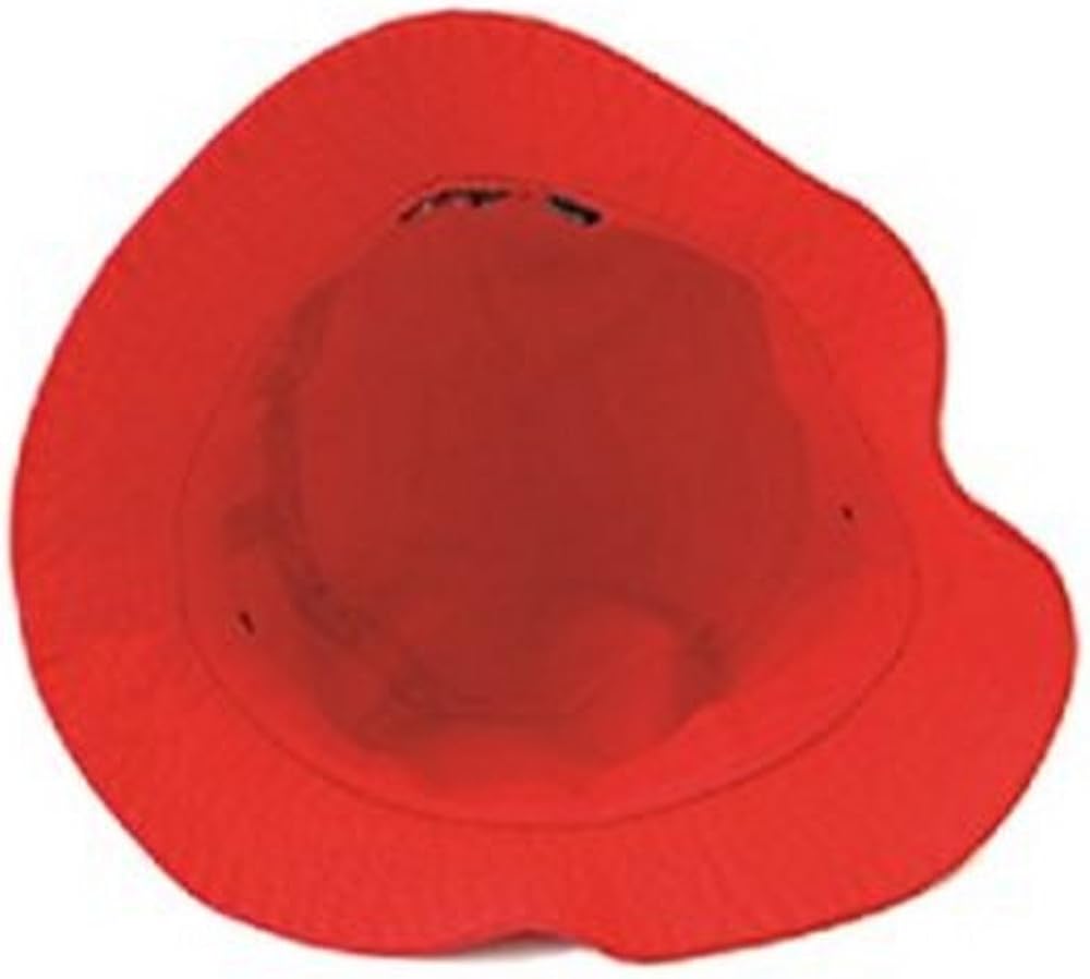 LIFEGUARD Officially Licensed Red Bucket Hat for Men & Women, Unisex Soft Cotton for Sun Beach Pool: Clothing