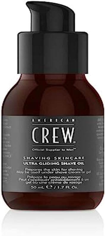 American Crew Ultra Gliding Shave Oil 50ml Nourishes & Soothes Beard