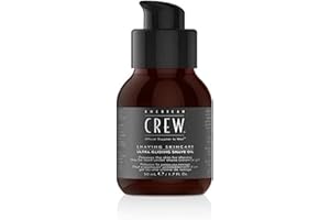 American Crew Ultra Gliding Shave Oil, Shaving Skincare, Stocking Stuffer for Men, 1.7 Fl Oz