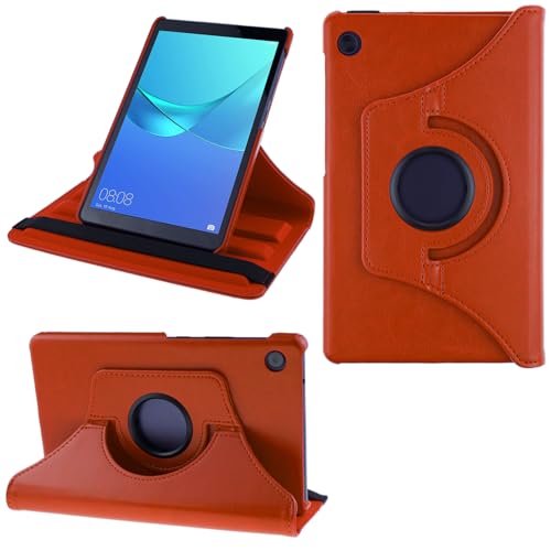 COOVY® 2.0 Cover for Huawei Matepad T10 / T10S (10.1") ROTATING 360° DEGREE SMART CASE STAND HOUSING PROTECTION | orange