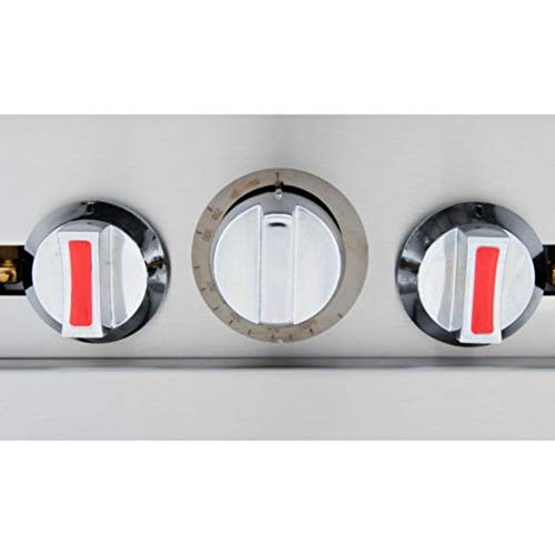 Empura 24" Heavy Duty Stainless Steel Commercial Gas Range With Oven, 4 Burners, 174,000 BTU