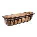 Panacea Products Flat Iron Series 30-inch (30") Window/Deck Planter, Black primary