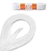 OrthoStep Flat Dress White 54 inch Shoelaces 2 Pair Pack