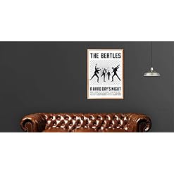 Poster Affiche The Beatles A Hard Day’s Night Classic Movie Original - Les Beatles, Paul McCartney, John Lennon, RIngo Starr, George Harrison Poster Affiche The Beatles A Hard Day's Night Classic Movie Original – Image 3