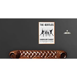 Poster Affiche The Beatles A Hard Day’s Night Classic Movie Original - Les Beatles, Paul McCartney, John Lennon, RIngo Starr, George Harrison Poster Affiche The Beatles A Hard Day's Night Classic Movie Original – Image 3