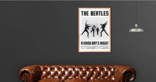 Poster Affiche The Beatles A Hard Day’s Night Classic Movie Original - Les Beatles, Paul McCartney, John Lennon, RIngo Starr, George Harrison Poster Affiche The Beatles A Hard Day's Night Classic Movie Original – Image 4