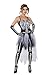 UNDERWRAPS Costumes Women's Sexy Skeleton Costume-Tutu, Black/Grey/White, Small