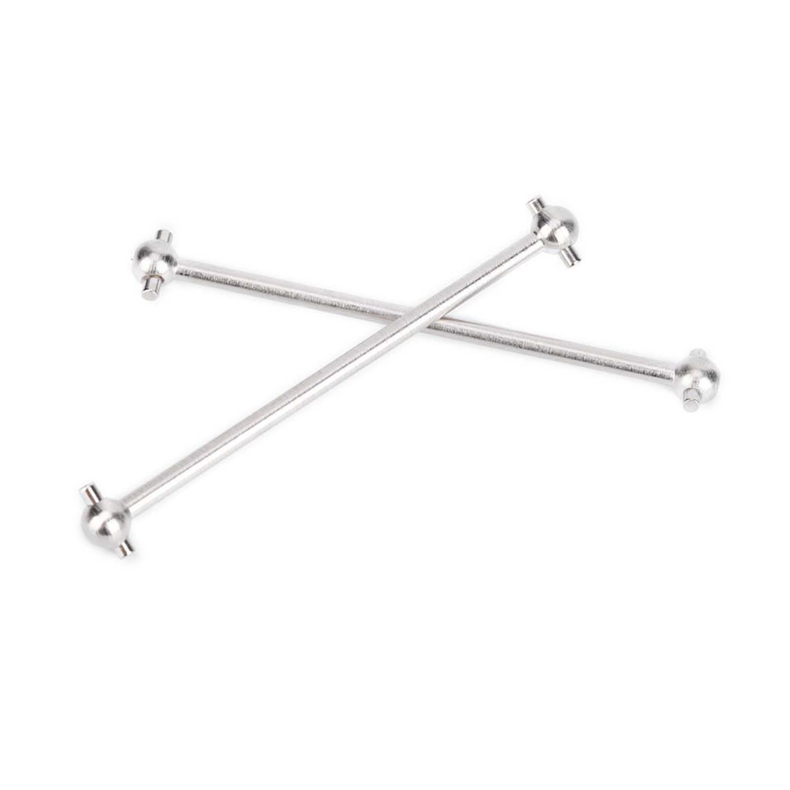 T best Drive shaft, RC car central drive shaft auto parts accessories for WLtoys 144001 1/14 RC Car,Silver,Medium